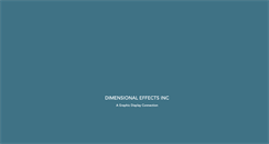 Desktop Screenshot of dimensionaleffects.com